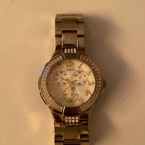 Goldstone watch  with Swarvorski crystals